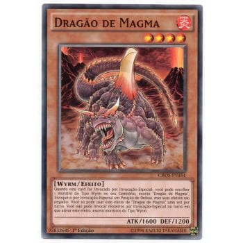 Yu-Gi-Oh! | Almas Cruzadas | Dragão de Magma - CROS-PT034