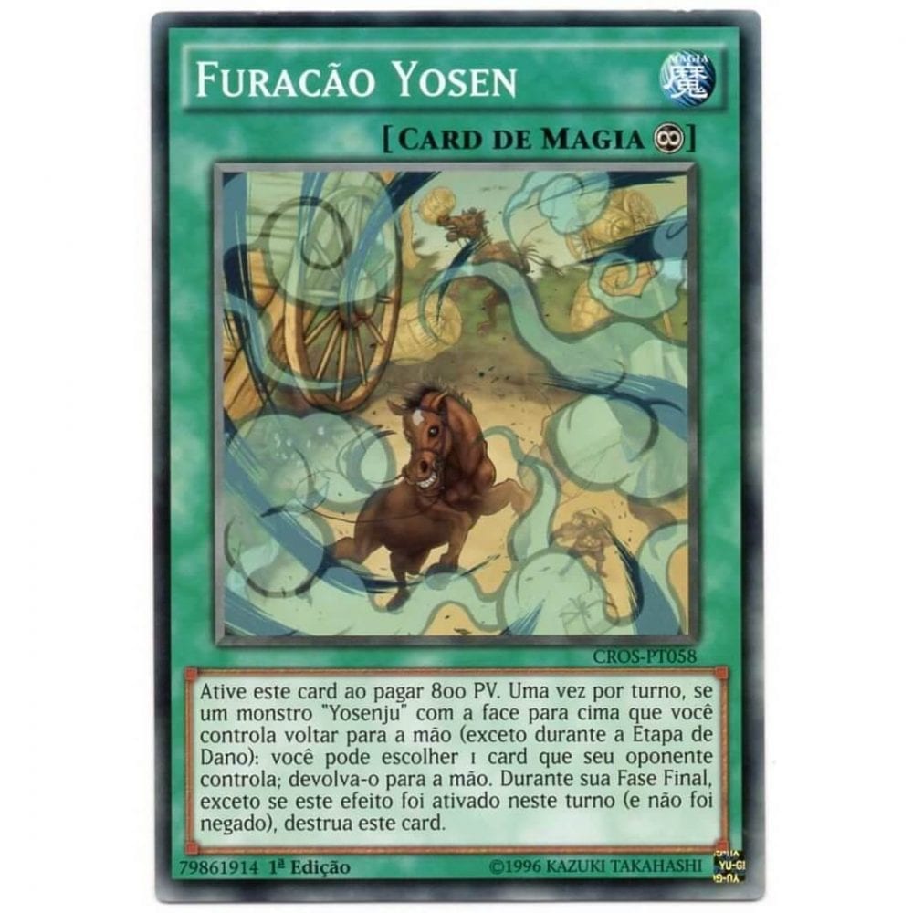 Yu-Gi-Oh! | Almas Cruzadas | Furacão Yosen - CROS-PT058