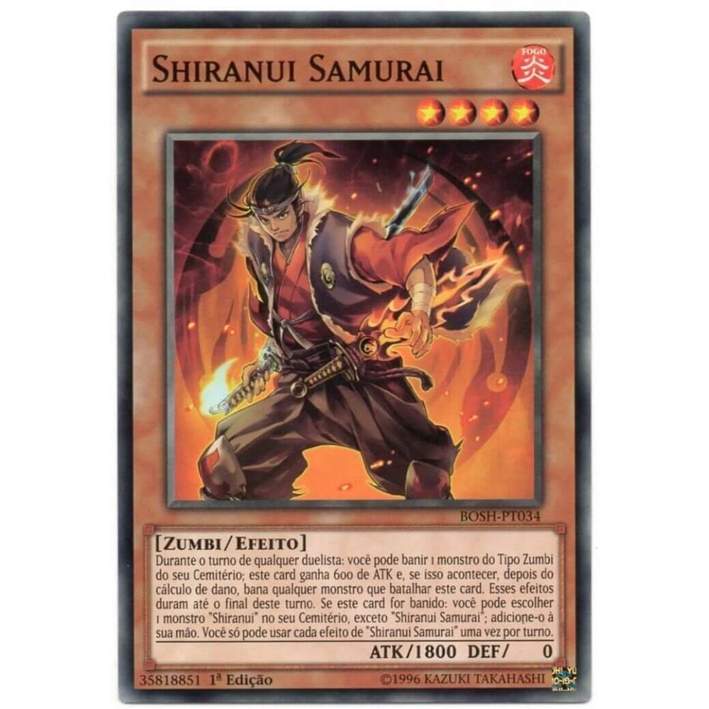 Yu-Gi-Oh! | Destruidores das Sombras | Shiranui Samurai - BOSH-PT034