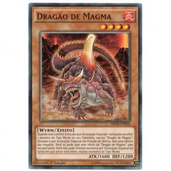 Yu-Gi-Oh! | Mega Lata 2016 | Dragão de Magma - MP16-PT016