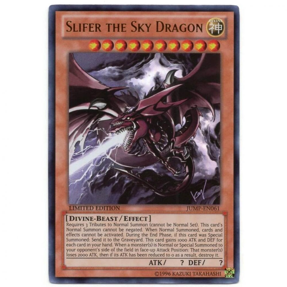 Yu-Gi-Oh! | PROMO | Slifer The Sky Dragon - JUMP-EN061