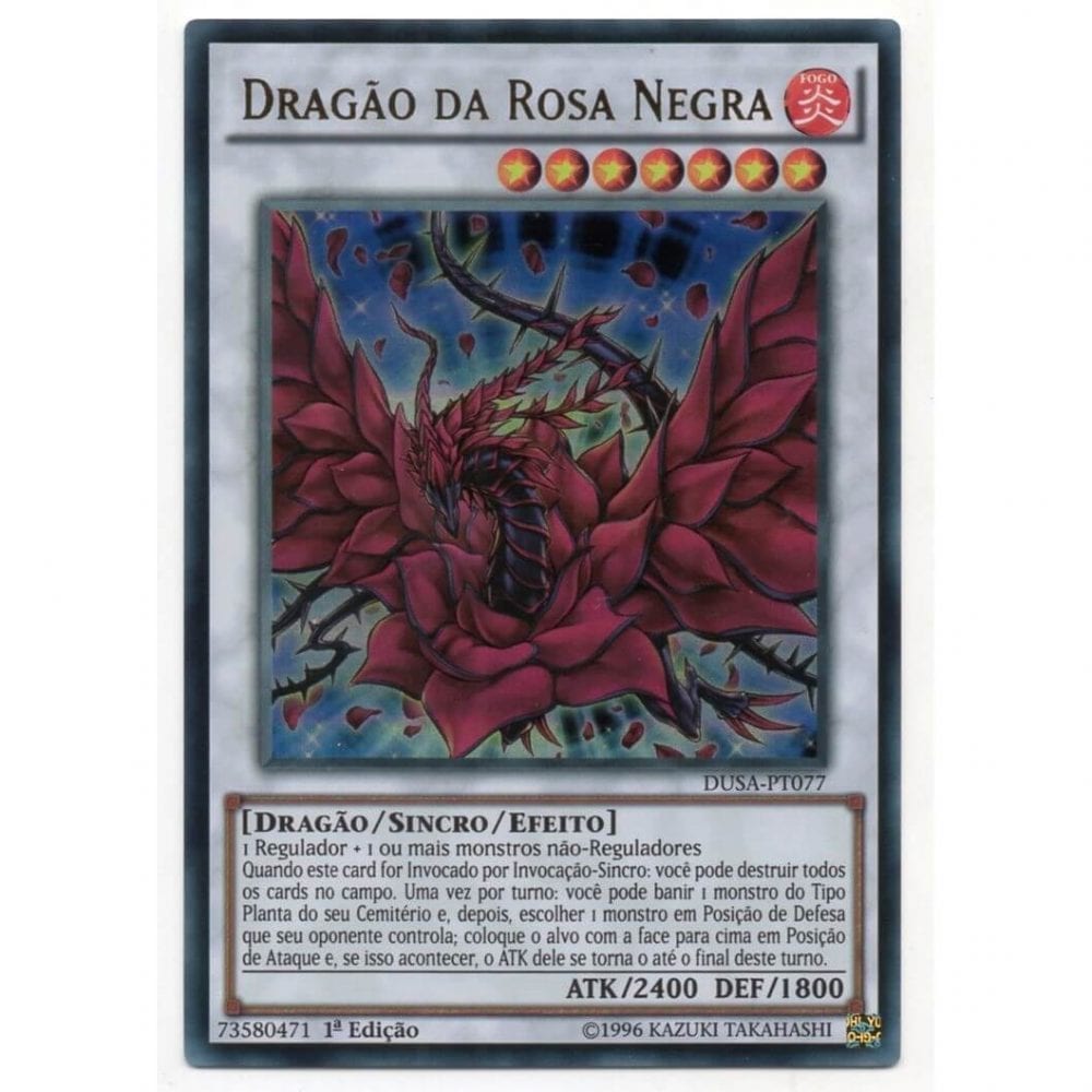 Yu-Gi-Oh! | Saga do Duelista | Dragão da Rosa Negra - DUSA-PT077
