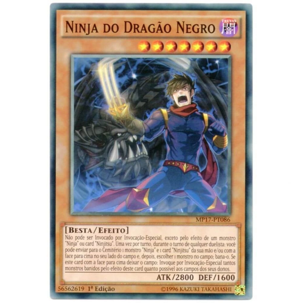 Yu-Gi-Oh! | Mega Lata 2017 | Ninja do Dragão Negro - MP17-PT086