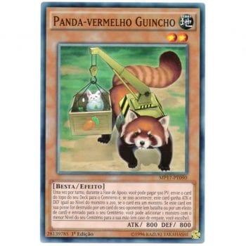 Yu-Gi-Oh! | Mega Lata 2017 | Panda-vermelho Guincho - MP17-PT090