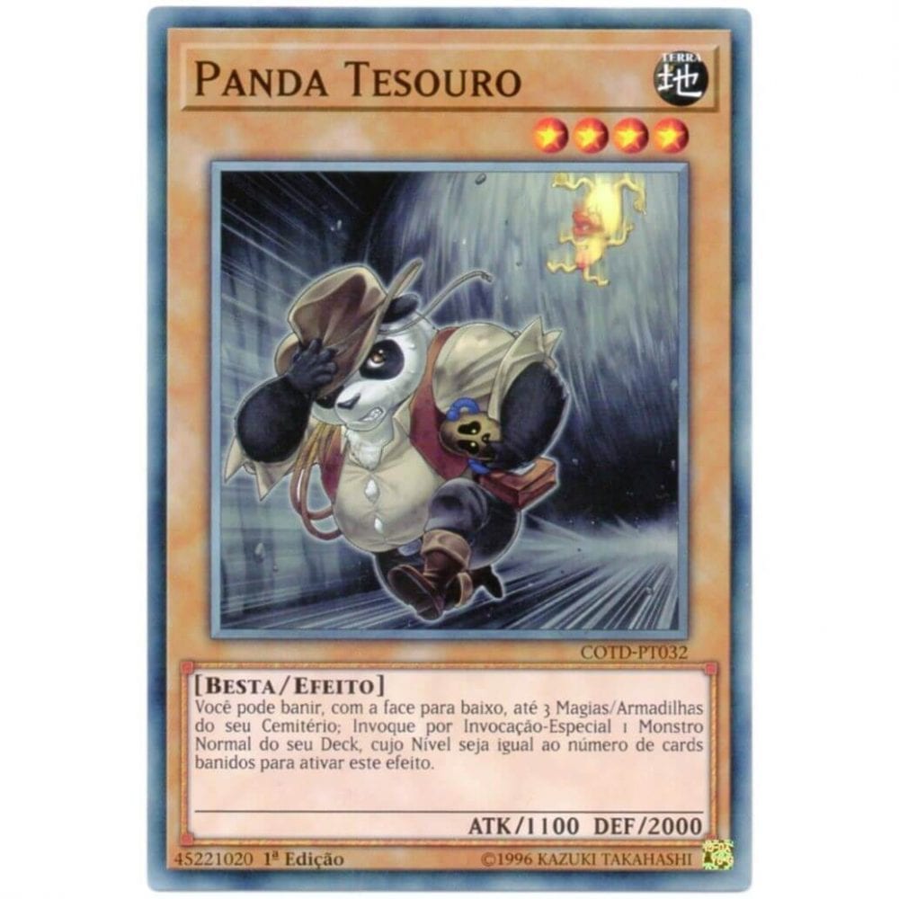 Yu-Gi-Oh! | Código do Duelista | Panda Tesouro - COTD-PT032