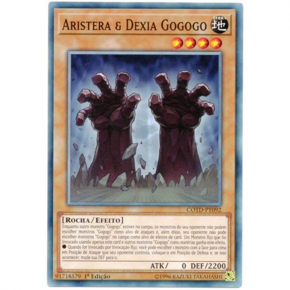 Yu-Gi-Oh! | Código do Duelista | Aristera & Dexia Gogogo - COTD-PT092