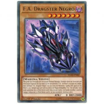 Yu-Gi-Oh! | Chamas da Destruição | F.A. Dragster Negro - FLOD-PT087