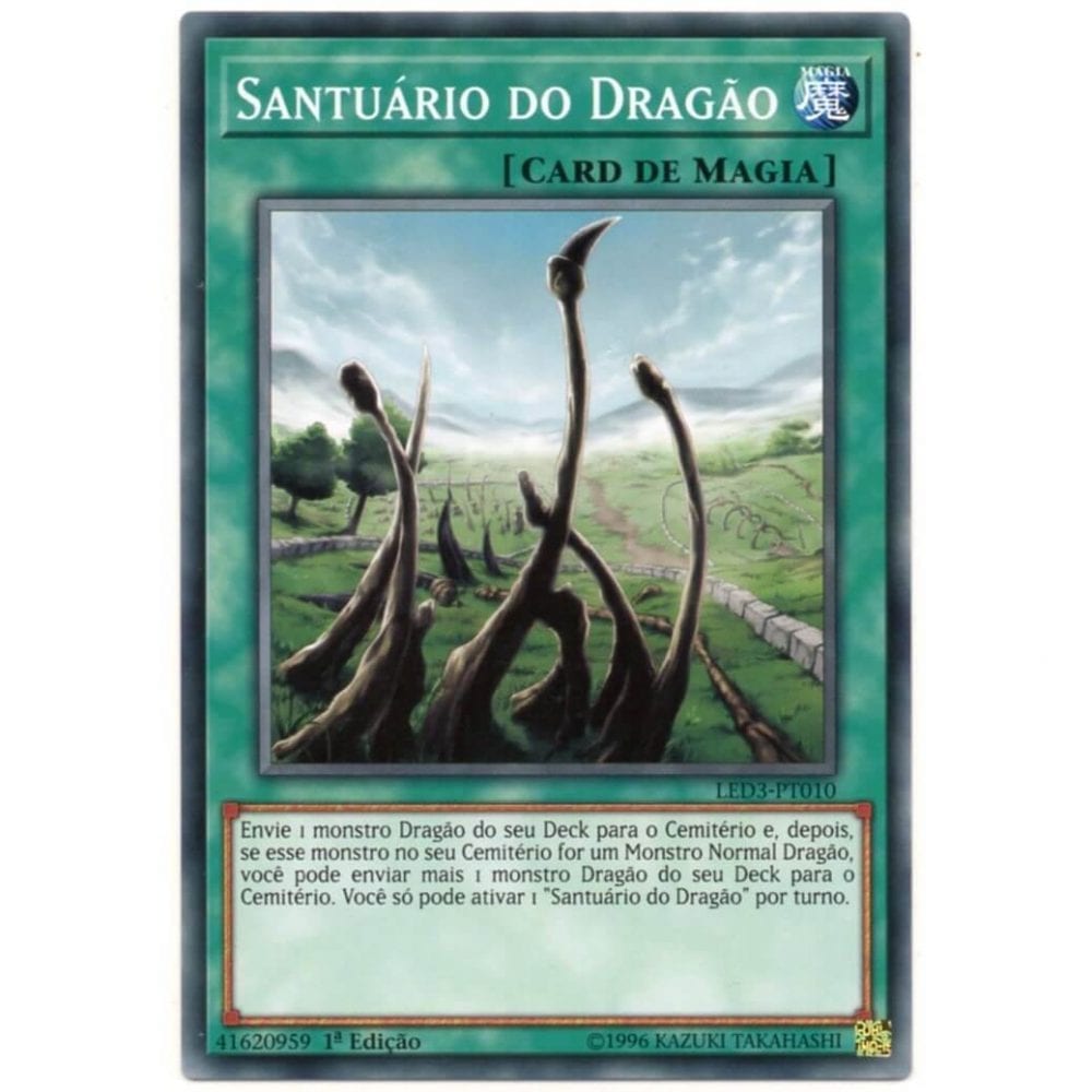 Yu-Gi-Oh! | Duelistas Lendários - Dragão Branco do Abismo | Santuário do Dragão - LED3-PT010