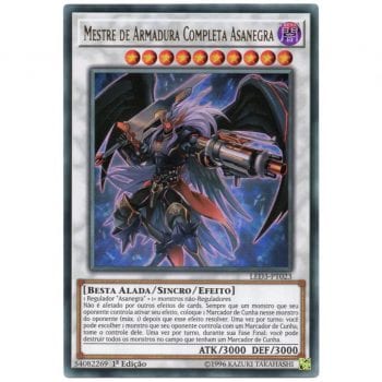 Yu-Gi-Oh! | Duelistas Lendários - Dragão Branco do Abismo | Mestre de Armadura Completa Asanegra - LED3-PT023