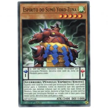 Yu-Gi-Oh! | Mega Lata 2018 | Espírito do Sumô Yoko-Zuna - MP18-PT168