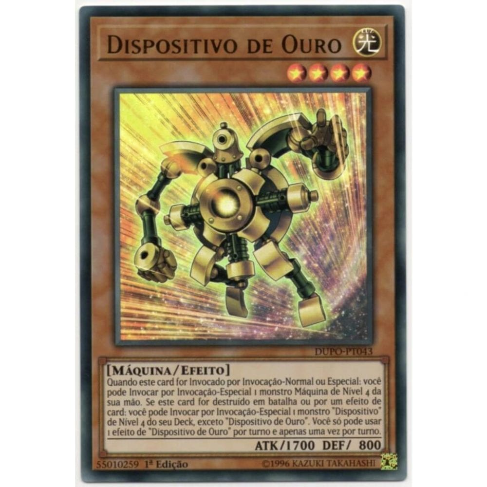 Yu-Gi-Oh! | O Poder do Duelo | Dispositivo de Ouro - DUPO-PT043