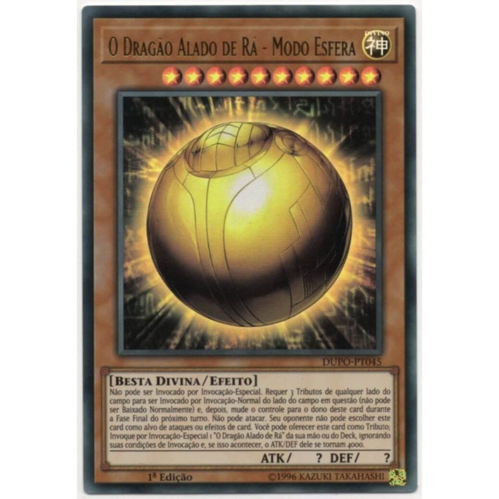 Yu-Gi-Oh! | O Poder do Duelo | O Dragão Alado de Rá - Modo Esfera - DUPO-PT045