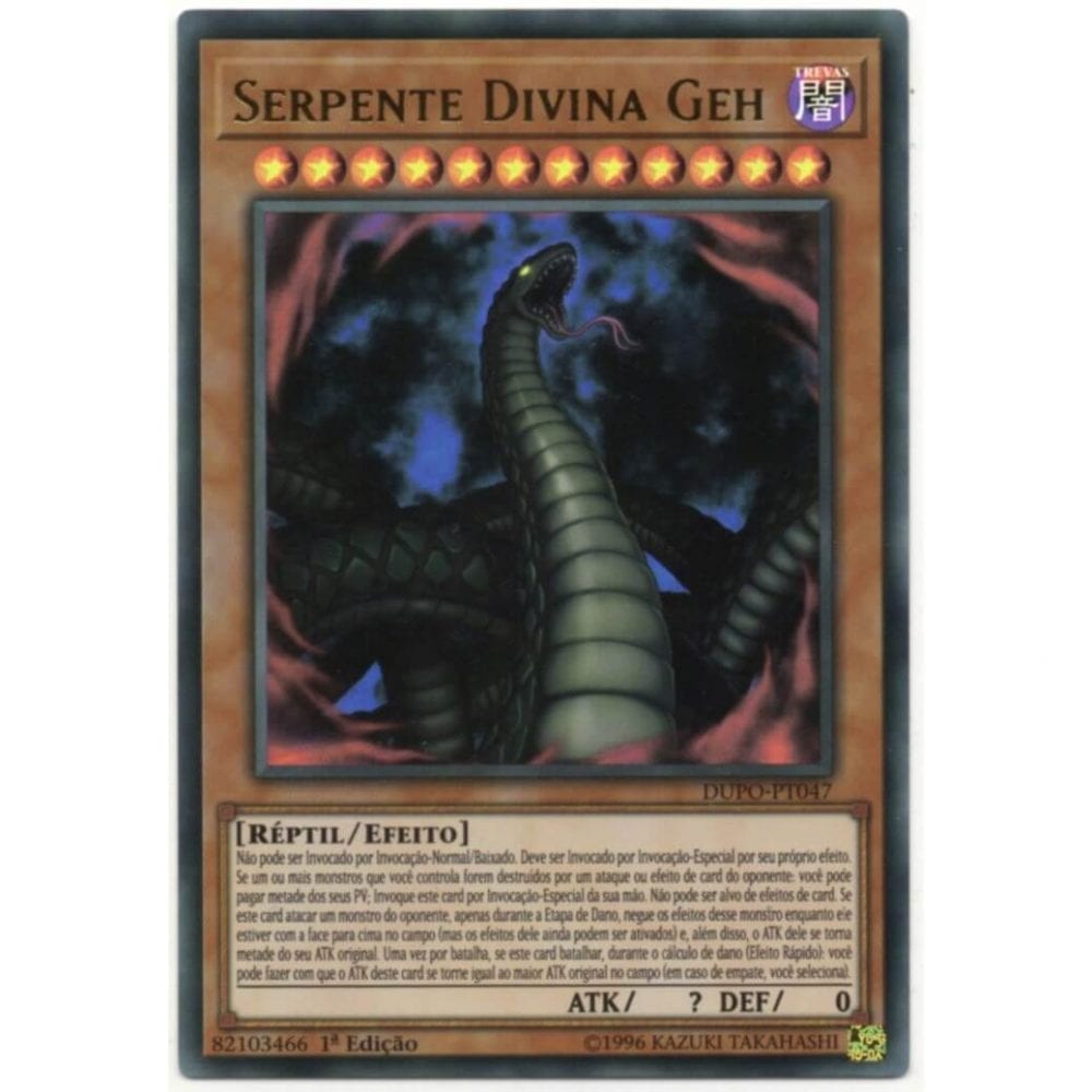 Yu-Gi-Oh! | O Poder do Duelo | Serpente Divina Geh - DUPO-PT047