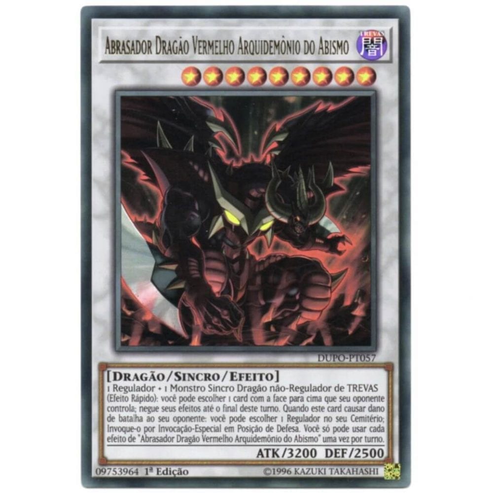 Yu-Gi-Oh! | O Poder do Duelo | Abrasador Dragão Vermelho Arquidemônio do Abismo - DUPO-PT057