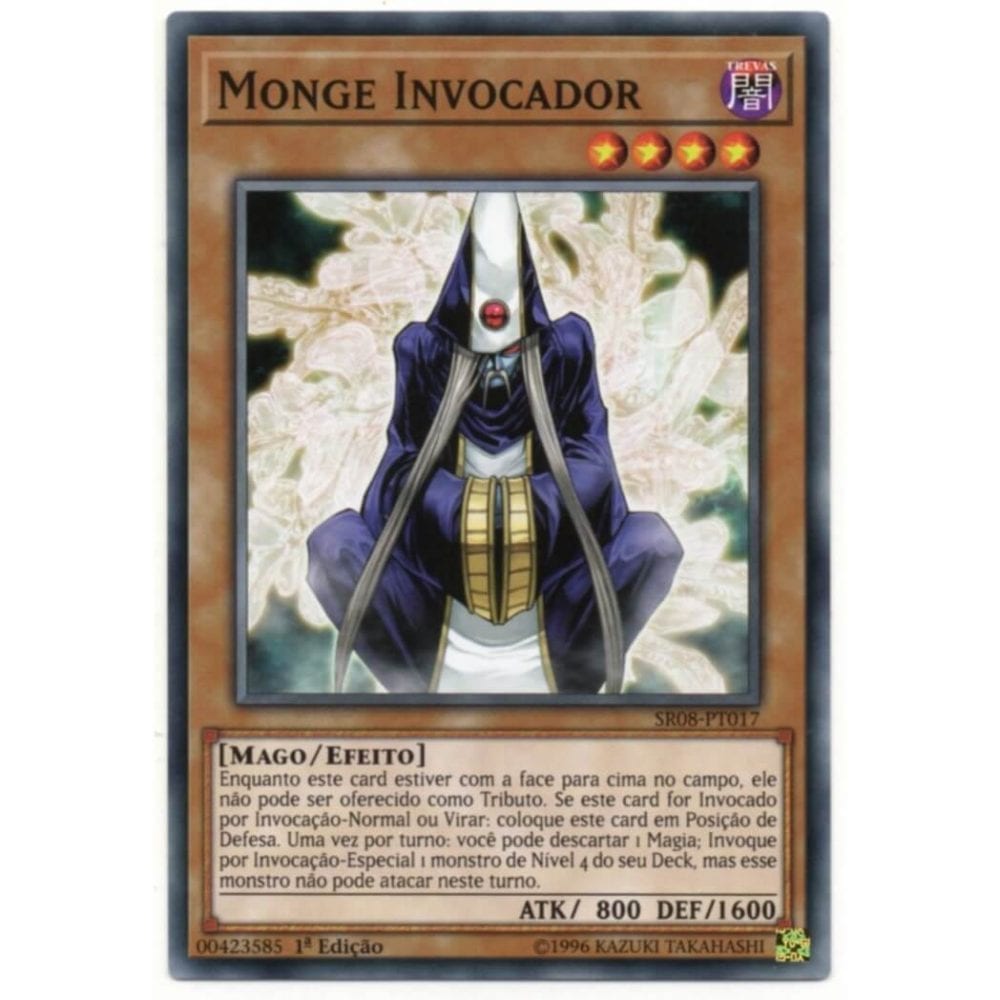 Yu-Gi-Oh! | Deck Estrutural - Ordem dos Magos | Monge Invocador - SR08-PT017