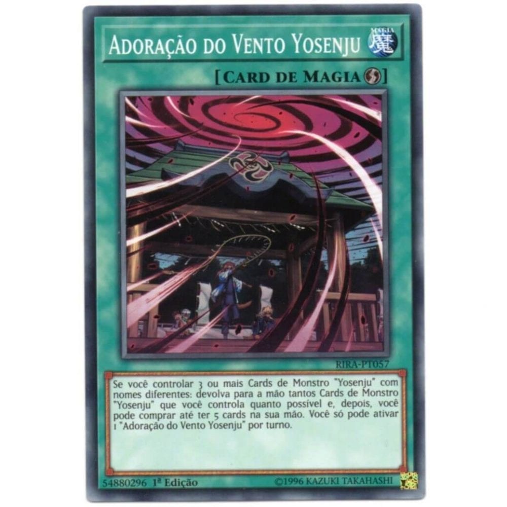 Yu-Gi-Oh! | Investida Crescente | Adoração do Vento Yosenju - RIRA-PT057
