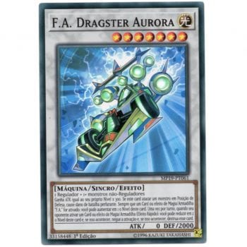 Yu-Gi-Oh! | Lata Sarcófago Dourado 2019 | F.A. Dragster Aurora - MP19-PT061