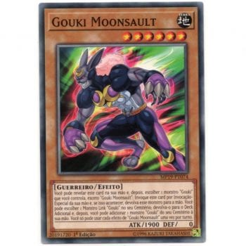 Yu-Gi-Oh! | Lata Sarcófago Dourado 2019 | Gouki Moonsault - MP19-PT074