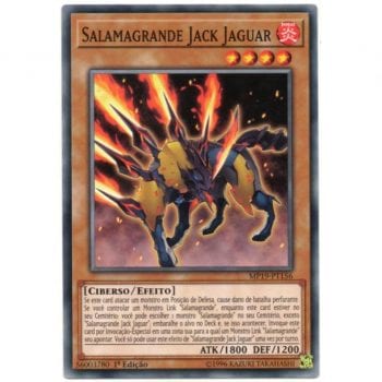 Yu-Gi-Oh! | Lata Sarcófago Dourado 2019 | Salamagrande Jack Jaguar - MP19-PT156