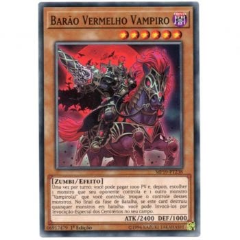Yu-Gi-Oh! | Lata Sarcófago Dourado 2019 | Barão Vermelho Vampiro - MP19-PT238