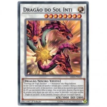 Yu-Gi-Oh! | Duelistas Lendários - Destino Imortal | Dragão do Sol Inti - LED5-PT032