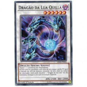 Yu-Gi-Oh! | Duelistas Lendários - Destino Imortal | Dragão da Lua Quilla - LED5-PT033