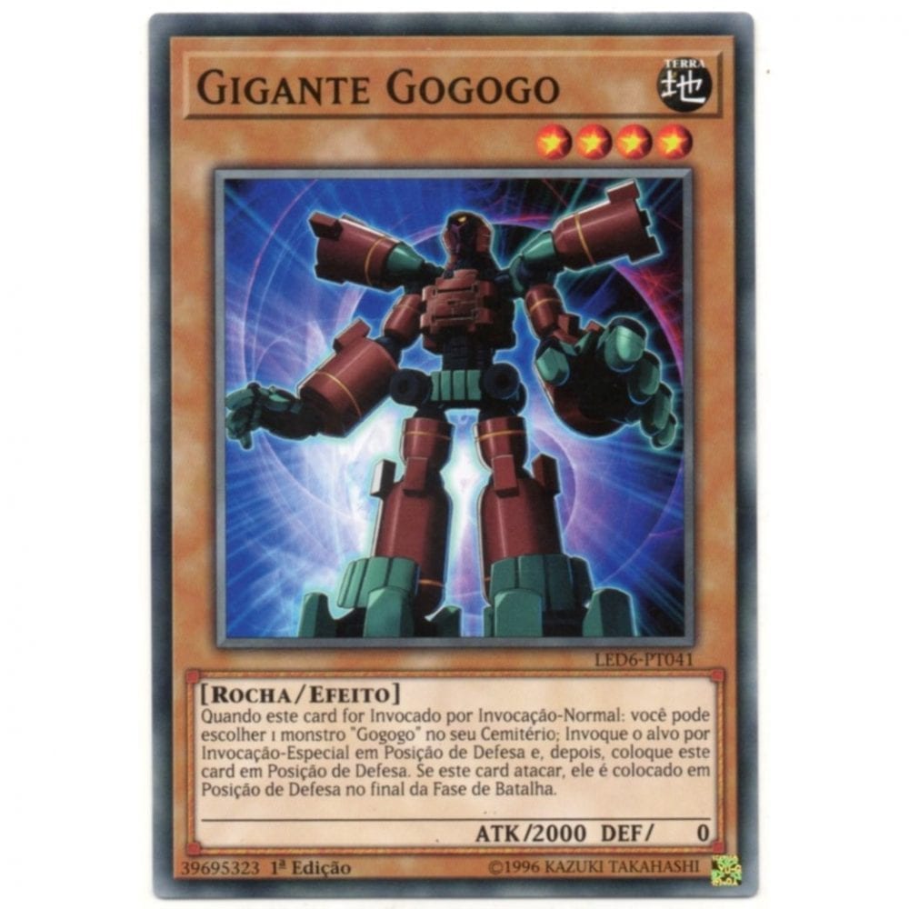Yu-Gi-Oh! | Duelistas Lendários - Herói Mágico | Gigante Gogogo - LED6-PT041