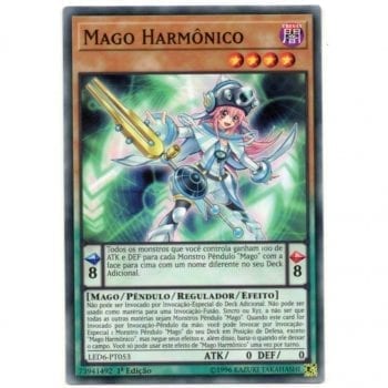 Yu-Gi-Oh! | Duelistas Lendários - Herói Mágico | Mago Harmônico - LED6-PT053