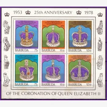AC10966 | Barbuda - 25º aniversário da coroação da Rainha Elizabeth II