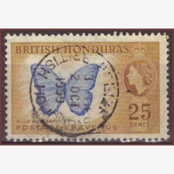 AC11268 | Honduras Britânicas - Borboleta azul