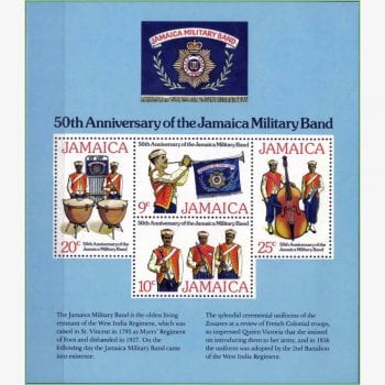 AC11837 | Jamaica - 50º aniversário da Banda Militar da Jamaica