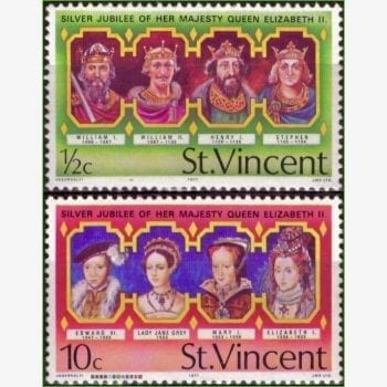 AC12661 | São Vicente - Reis e rainhas da Inglaterra