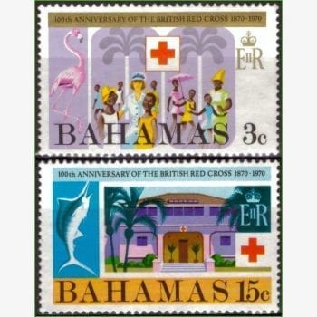 AC13616 | Bahamas - 100 anos da Cruz Vermelha britânica