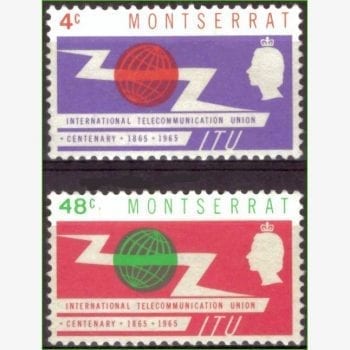 AC14107 | Montserrat - Centenário da UIT (União Internacional das Telecomunicações)