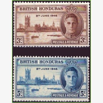 AC15505 | Honduras Britânicas - Fim da WWII