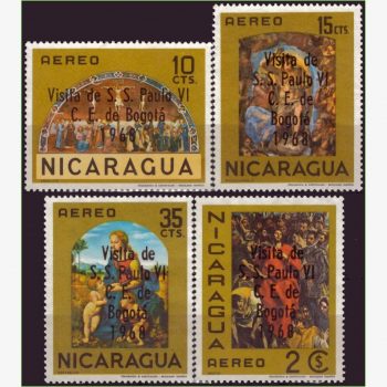 AC15728 | Nicarágua - Visita do Papa Paulo VI a Bogotá