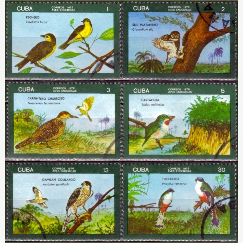 AC15912 | Cuba - Pássaros indígenas