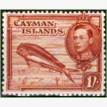 AC15969 | Ilhas Cayman - Delfim e George VI