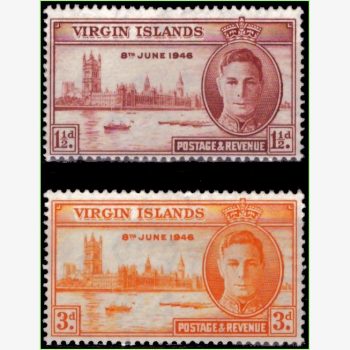 AC16073 | Ilhas Virgens Britânicas - Fim da WWII