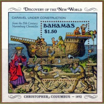 AC18203 | Bahamas - Cristóvão Colombo - Caravela em construção