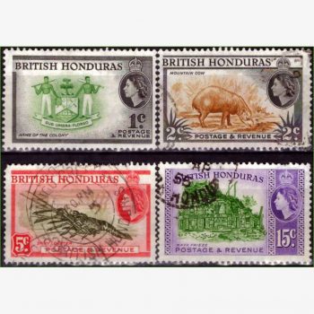 AC18709 | Honduras Britânicas - Elizabeth II e motivos locais