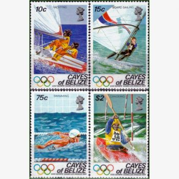 AC18937 | Cayes de Belize - Olimpíadas (Los Angeles 1984)