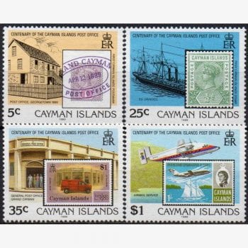 AC7381 | Ilhas Cayman - Centenário dos correios