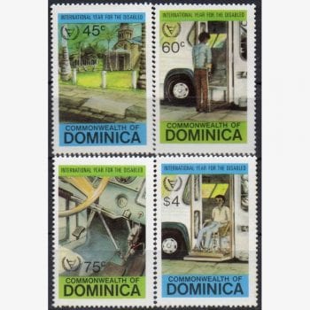 AC7611 | Dominica - Ano Internacional do Inválido