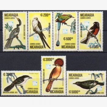 AC7615 | Nicarágua - Aves (Brasiliana 1989)
