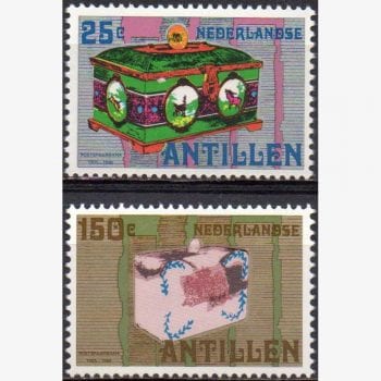 AC7902 | Antilhas Holandesas - Cofre de moedas