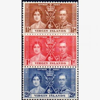 AC9064 | Ilhas Virgens Britânicas - Rei George VI - Coroação