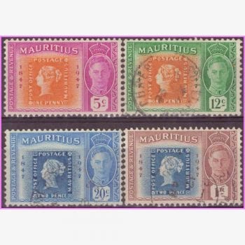 AF10783 | Maurício - 100 anos do 1º selo de Maurício