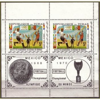 AF11173 | Chade - Olimpíadas e Copa do Mundo (México 1968 e 1970)