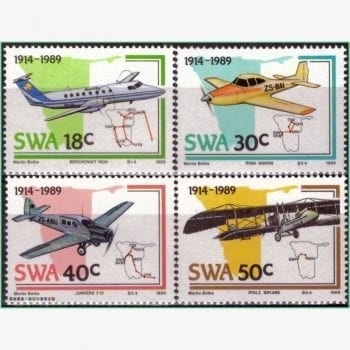 AF12475 | Sudoeste Africano - 75º aniversário da indústria da aviação